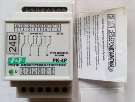 Intermediate relay rk-4r