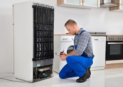 Inspecting the refrigerator for damaged insulation