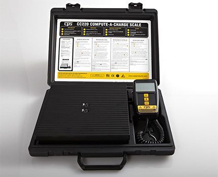 Balances electròniques per a la determinació del volum de refrigerant