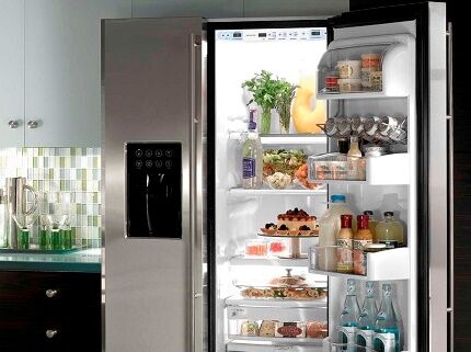 Considering space when choosing a two-door refrigerator