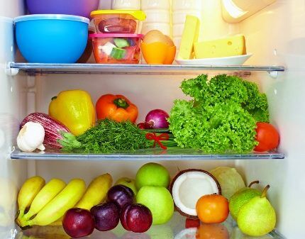 Storing food in the refrigerator Saratov