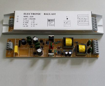 Electronic ballast from the budget series