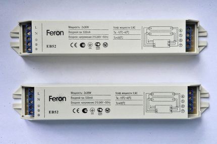 Reactancias electrónicas Feron