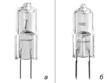 Capsule halogen lamp