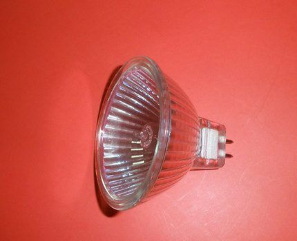 Reflector halogen lamp G4