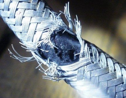 Galvanized wire braid