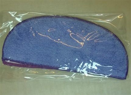 Microfiber cloths for wet cleaning