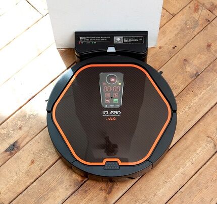 Vacuum cleaner control by iKlebo robot