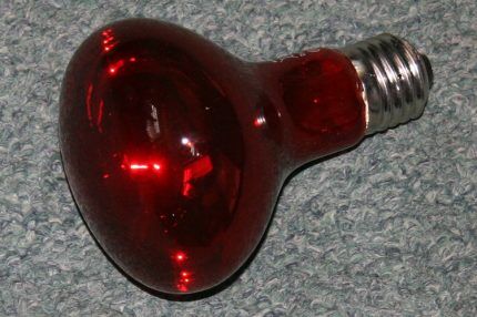 Red IR lamp