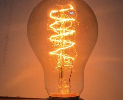 Imitation of incandescent lamps