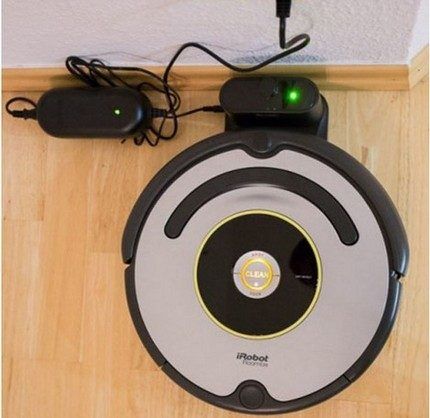 Charging station para sa robot vacuum cleaner