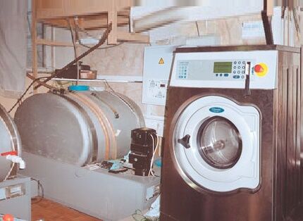 Washing unit for testing