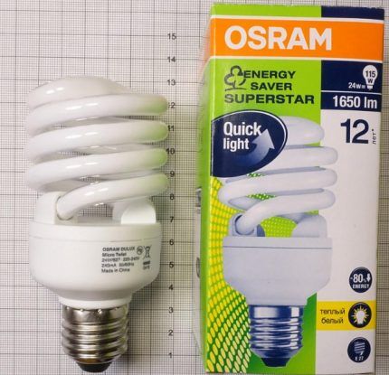 Compact lamps from OSRAM