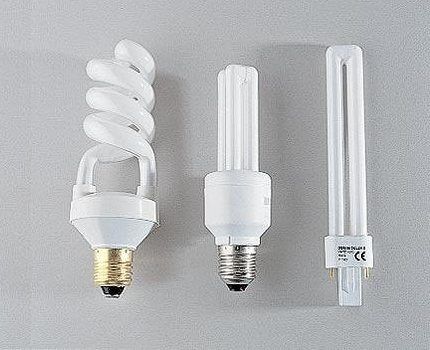 Types of compact fluorescent lamps