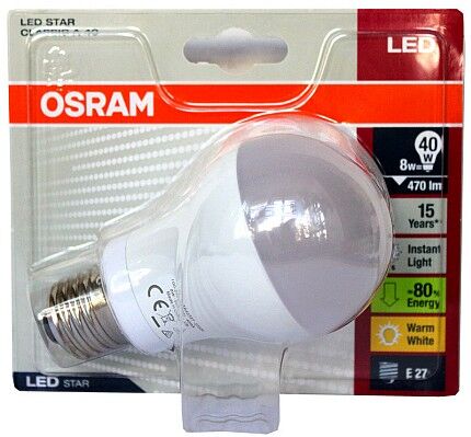 Osram LED lempos tipas E27