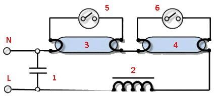 Connecting two lamps