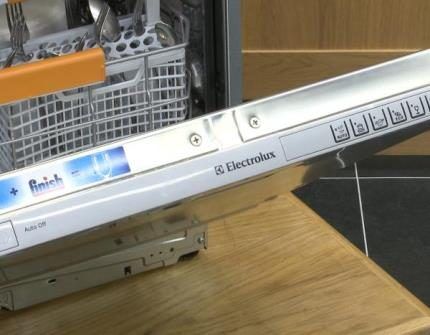 Electrolux dishwasher design