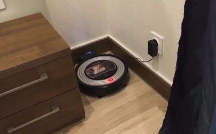 Robot vacuum cleaner parking space