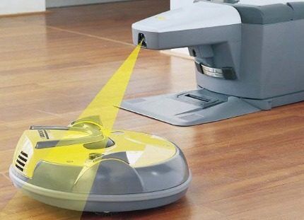 Base sa pagcha-charge para sa robot vacuum cleaner