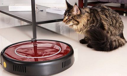 Almost silent robot vacuum cleaner