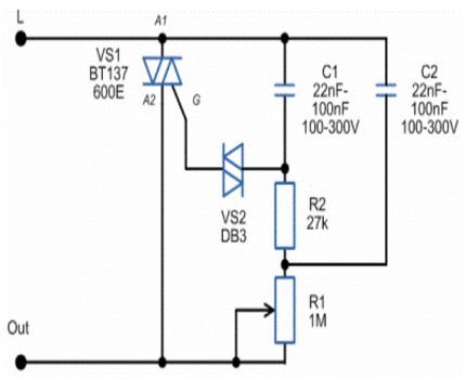 Dimmer devresi