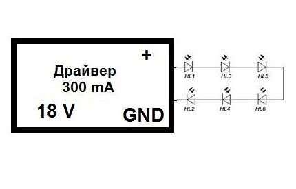 Serial connection diagram