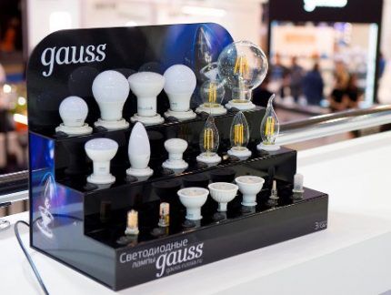 Gauss LED lamps