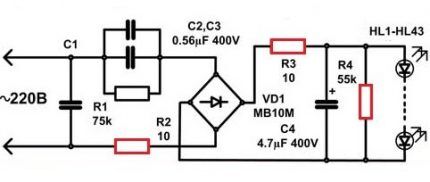 LED lamp driver circuit