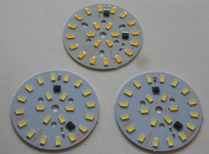 Boards with LEDs