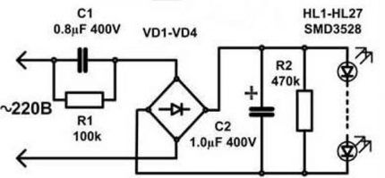 Driver circuit for LED lamp