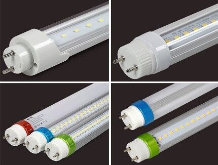 Variety of T8 LED lamps