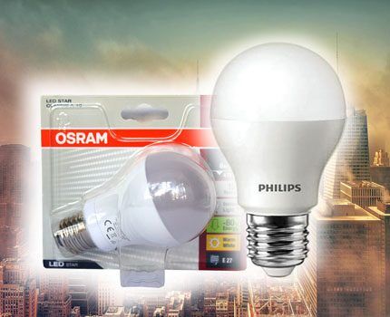 LED lamps from Phillips