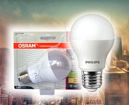 Lampes LED de Phillips