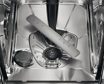 Dishwasher bottom rocker