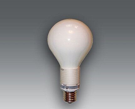 Ball shaped light bulb
