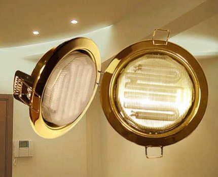 Energy saving lamps for spotlights