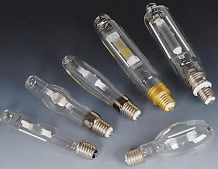 Sodium lamps with different bases