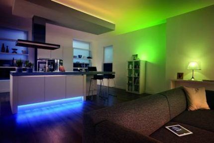 Neon interior design