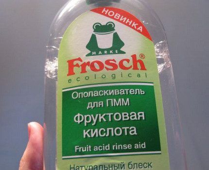 Frosch dishwasher rinse aid