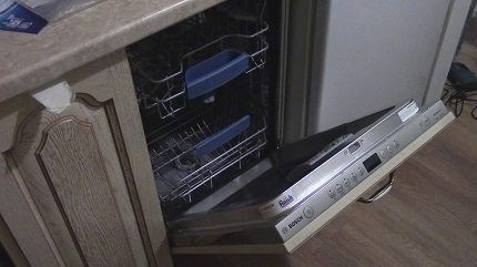 Installing a Bosch dishwasher