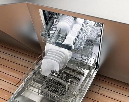 Fully built-in dishwasher model