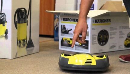 Controlling a Karcher robot vacuum cleaner