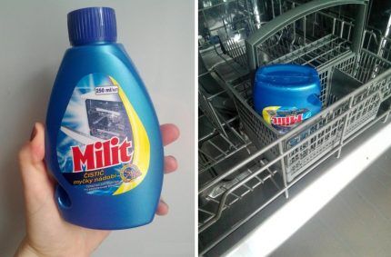 Detergente per lavastoviglie economico Milit