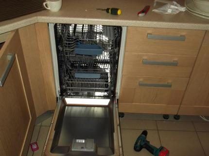 Place for dishwasher