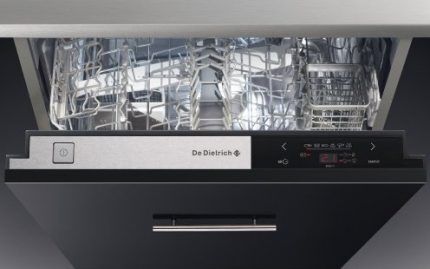 Dishwasher touch control