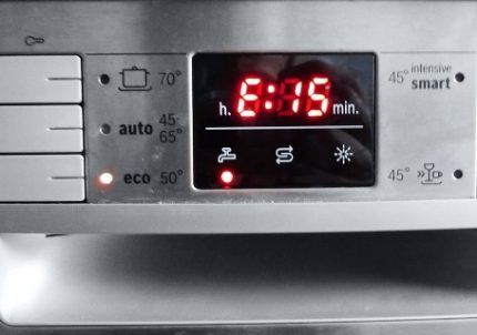 Error E15 in a Bosch dishwasher