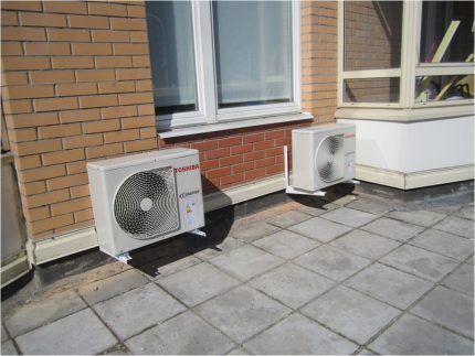 Outdoor unit of Toshiba split system