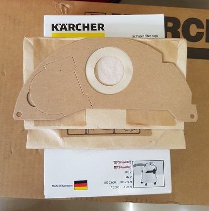 Karcher popierinis filtro maišelis