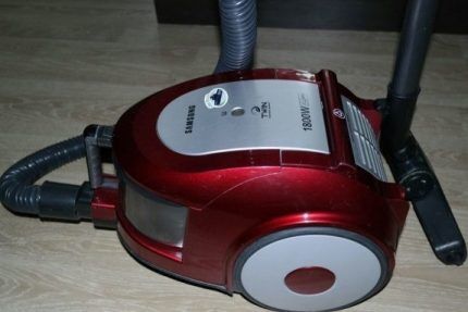 Entretien de l'aspirateur Samsung