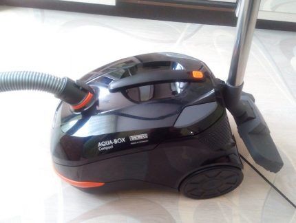 Appearance of the vacuum cleaner 